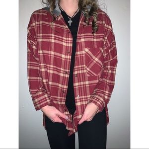 first harvest hooded flannel